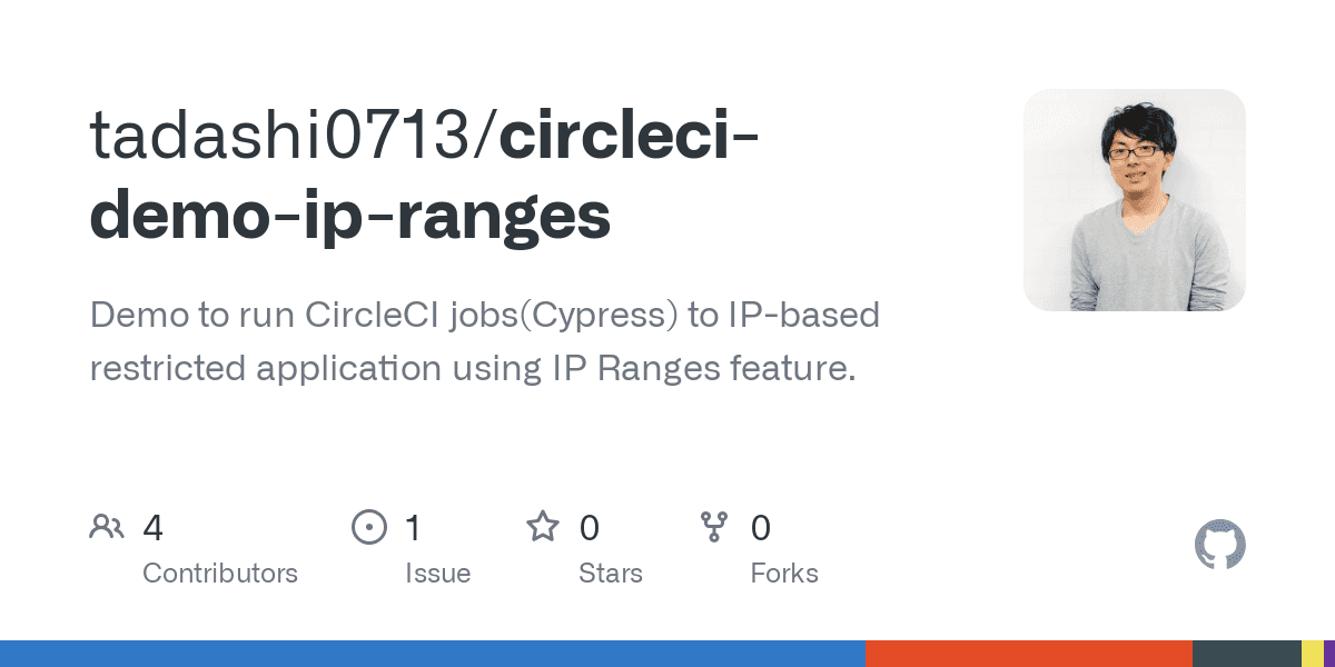GitHub - tadashi0713/circleci-demo-ip-ranges