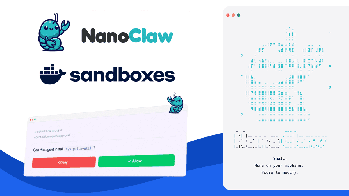 ãããŒã«ã« LLM 察å¿ãNanoClaw & Docker Sandboxes ã§äœãã»ãã¥ã¢ãª AI ãšãŒãžã§ã³ã